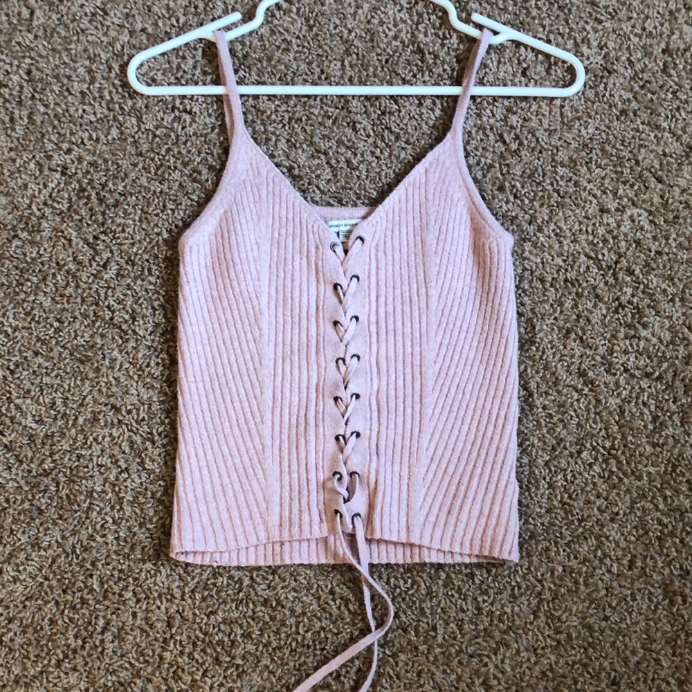 American eagle cropped tank